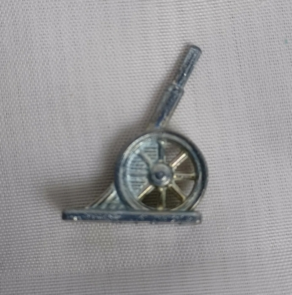Monopoly 1985 Board Game Cannon Token Replacement Game Piece Part